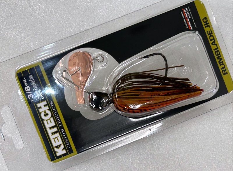 RUMBLADE JIG 3/8oz Green Pumpkin Craw - Click Image to Close